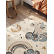 Rond kindervloerkleed - Adventures Eenhoorn Creme/Kleurrijk Rond kindervloerkleed - Adventures Eenhoorn Creme/Kleurrijk