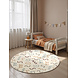 Rond kindervloerkleed - Adventures Fiete Creme/Kleurrijk Rond kindervloerkleed - Adventures Fiete Creme/Kleurrijk