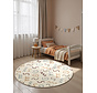 Rond kindervloerkleed - Adventures Fiete Creme/Kleurrijk