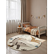 Rond kindervloerkleed - Adventures Dino Creme/Kleurrijk Rond kindervloerkleed - Adventures Dino Creme/Kleurrijk