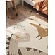 Rond kindervloerkleed - Adventures Dino Creme/Kleurrijk Rond kindervloerkleed - Adventures Dino Creme/Kleurrijk