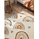Rond kindervloerkleed - Adventures Bowie Creme/Kleurrijk Rond kindervloerkleed - Adventures Bowie Creme/Kleurrijk