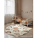 Rond kindervloerkleed - Adventures Bowie Creme/Kleurrijk Rond kindervloerkleed - Adventures Bowie Creme/Kleurrijk