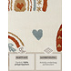 Rond kindervloerkleed - Adventures Bowie Creme/Kleurrijk Rond kindervloerkleed - Adventures Bowie Creme/Kleurrijk