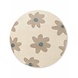 Rond kindervloerkleed - Adventures Bloomy Creme/Kleurrijk Rond kindervloerkleed - Adventures Bloomy Creme/Kleurrijk