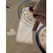 Rond kindervloerkleed - Adventures Bowie Beige/Kleurrijk Rond kindervloerkleed - Adventures Bowie Beige/Kleurrijk