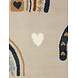 Rond kindervloerkleed - Adventures Bowie Beige/Kleurrijk Rond kindervloerkleed - Adventures Bowie Beige/Kleurrijk