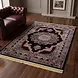 Isfahan vloerkleed - Oosters Medaillon Klassiek - Blauw / Rood