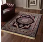 Isfahan vloerkleed - Oosters Medaillon Klassiek - Blauw / Rood