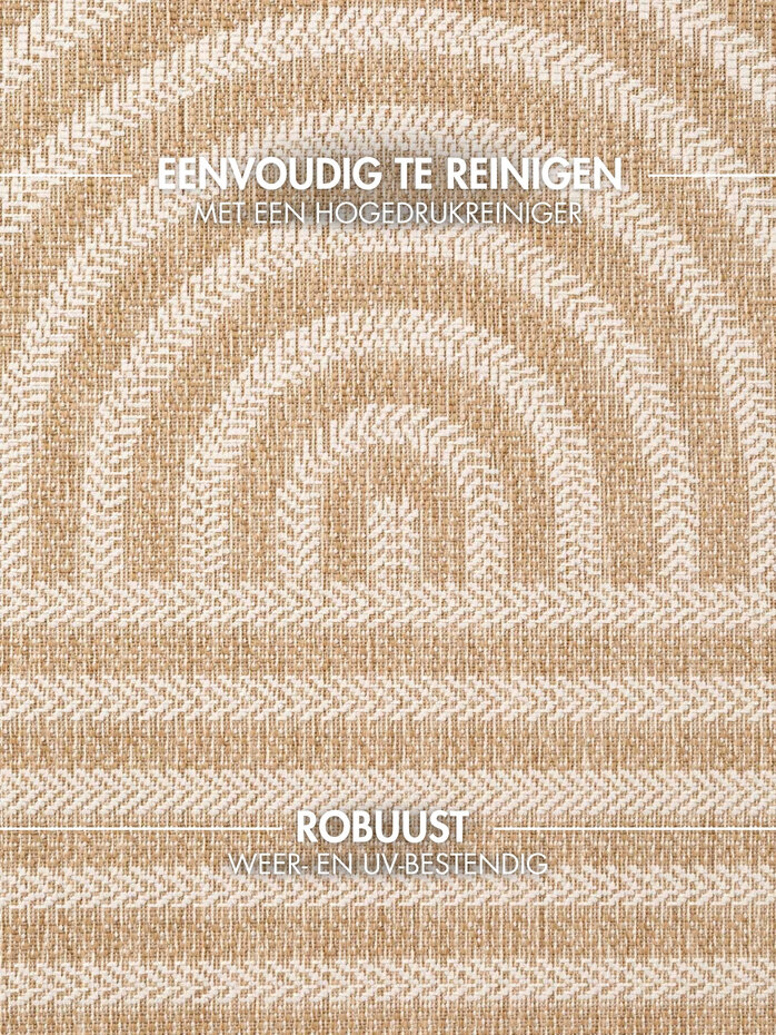 Ovaal buitenkleed - Haringey Naturel/Wit Ovaal buitenkleed - Haringey Naturel/Wit