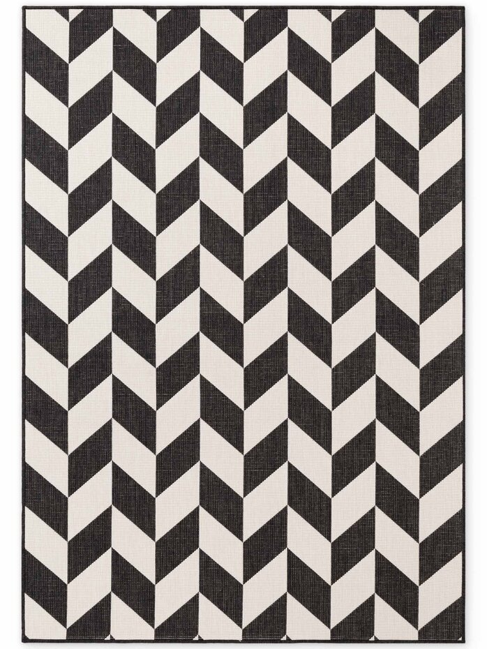 Buitenkleed - Haringey Terrick Zwart/Wit