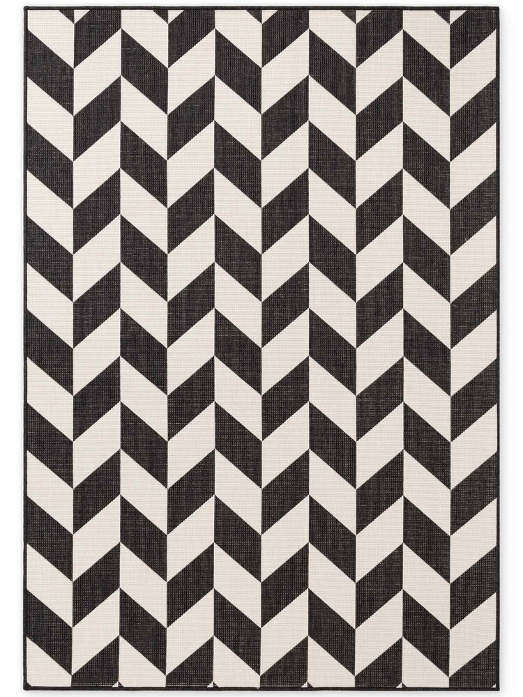 Buitenkleed - Haringey Terrick Zwart/Wit