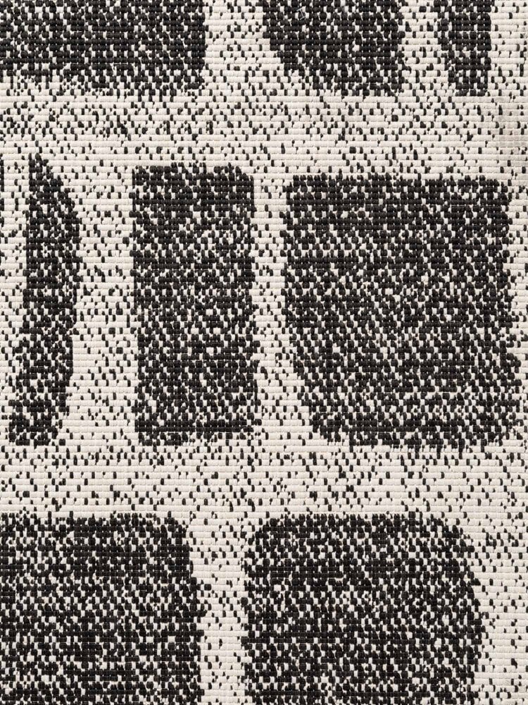 Buitenkleed - Haringey Ruskin Zwart/Wit
