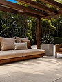 Buitenkleed - Haringey Nightingale Naturel/Wit