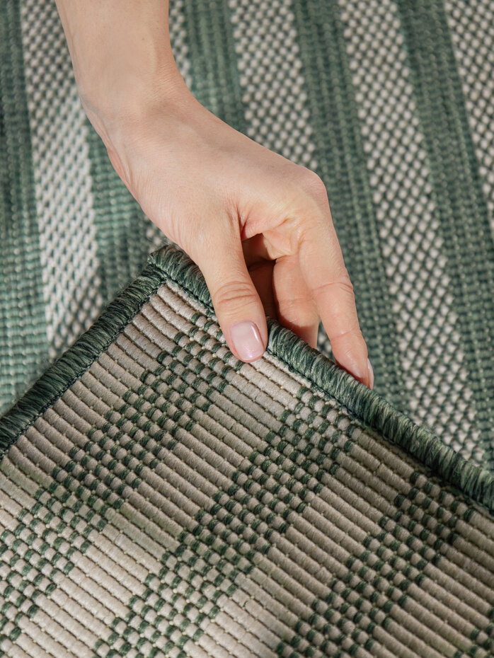Buitenkleed - Haringey Linley Groen/Wit Buitenkleed - Haringey Linley Groen/Wit