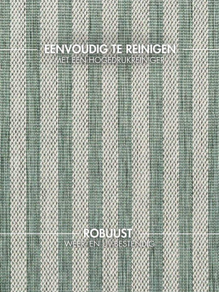 Buitenkleed - Haringey Linley Groen/Wit Buitenkleed - Haringey Linley Groen/Wit
