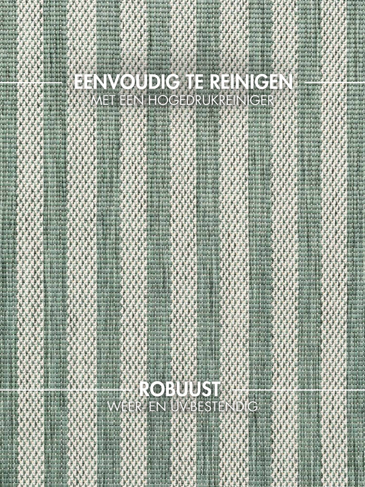 Buitenkleed - Haringey Linley Groen/Wit Buitenkleed - Haringey Linley Groen/Wit