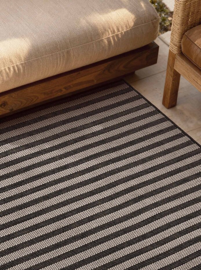 Buitenkleed - Haringey Linley Zwart/Wit Buitenkleed - Haringey Linley Zwart/Wit