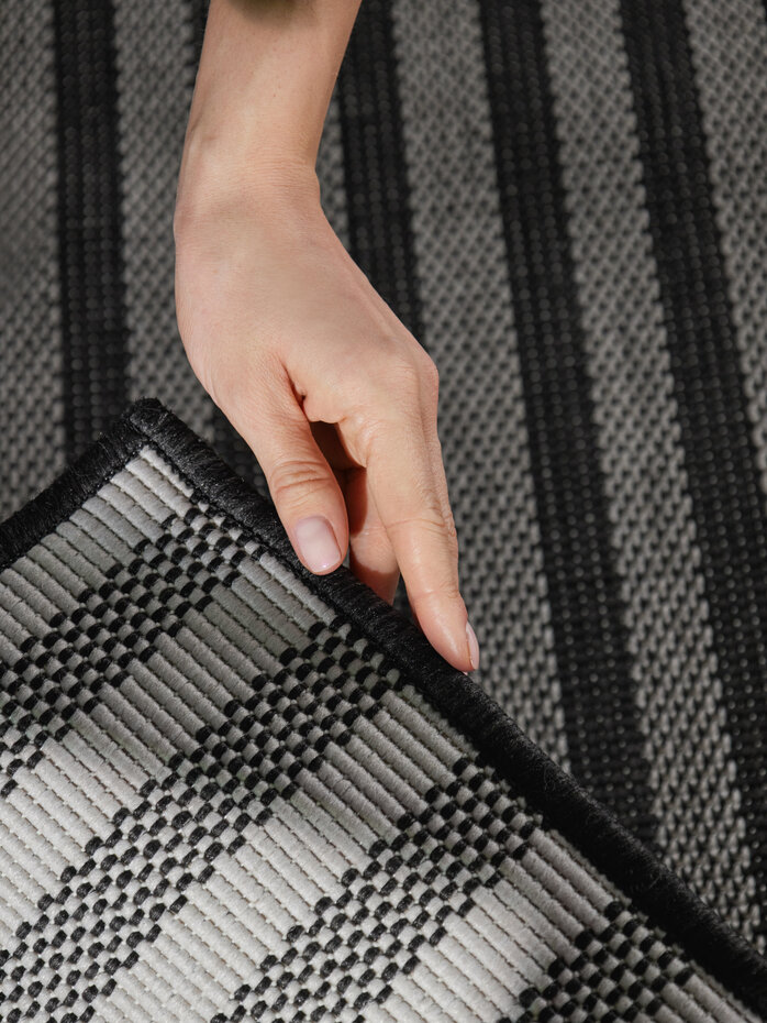 Buitenkleed - Haringey Linley Zwart/Wit Buitenkleed - Haringey Linley Zwart/Wit