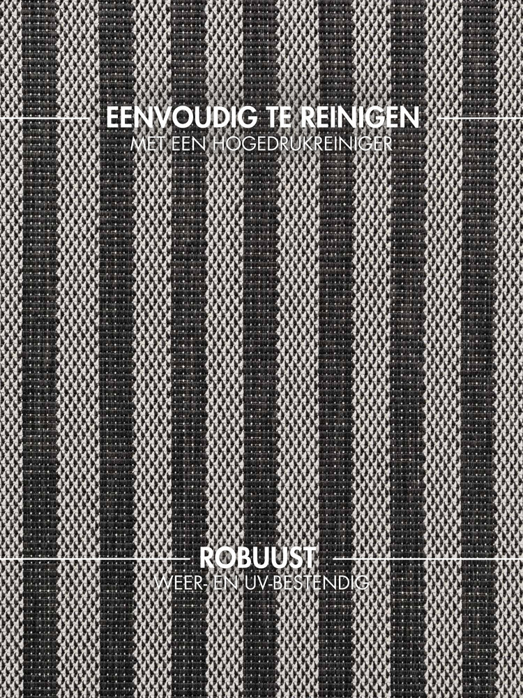 Buitenkleed - Haringey Linley Zwart/Wit Buitenkleed - Haringey Linley Zwart/Wit