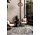 Rond buitenkleed - Haringey Crouch Zwart/Wit