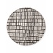 Rond buitenkleed - Haringey Crouch Zwart/Wit Rond buitenkleed - Haringey Crouch Zwart/Wit