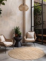 Rond buitenkleed - Haringey Crouch Naturel/Wit