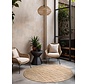 Rond buitenkleed - Haringey Crouch Naturel/Wit