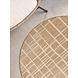 Rond buitenkleed - Haringey Crouch Naturel/Wit Rond buitenkleed - Haringey Crouch Naturel/Wit