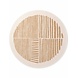 Rond buitenkleed - Haringey Bounds Naturel/Wit Rond buitenkleed - Haringey Bounds Naturel/Wit