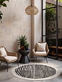 Rond buitenkleed - Haringey Bounds Zwart/Wit