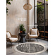 Rond buitenkleed - Haringey Bounds Zwart/Wit
