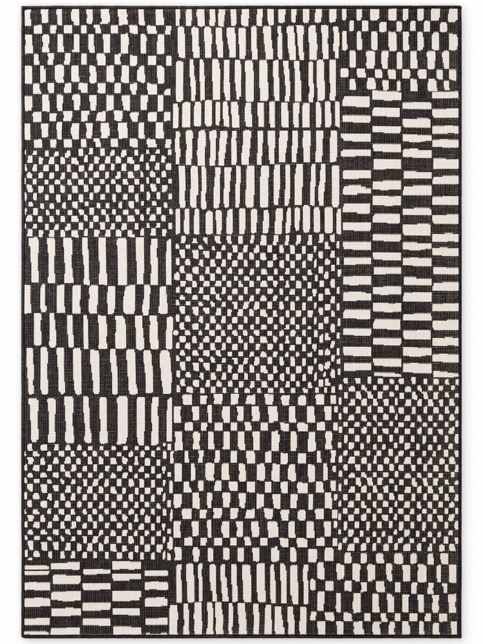 Buitenkleed - Haringey Barkham Zwart/Wit Buitenkleed - Haringey Barkham Zwart/Wit