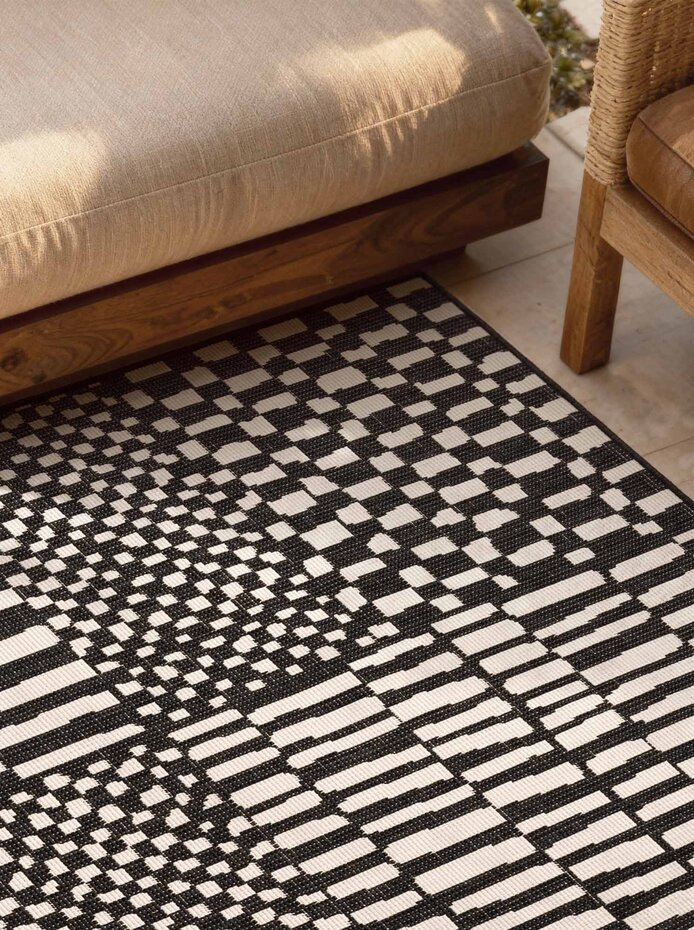 Buitenkleed - Haringey Barkham Zwart/Wit Buitenkleed - Haringey Barkham Zwart/Wit