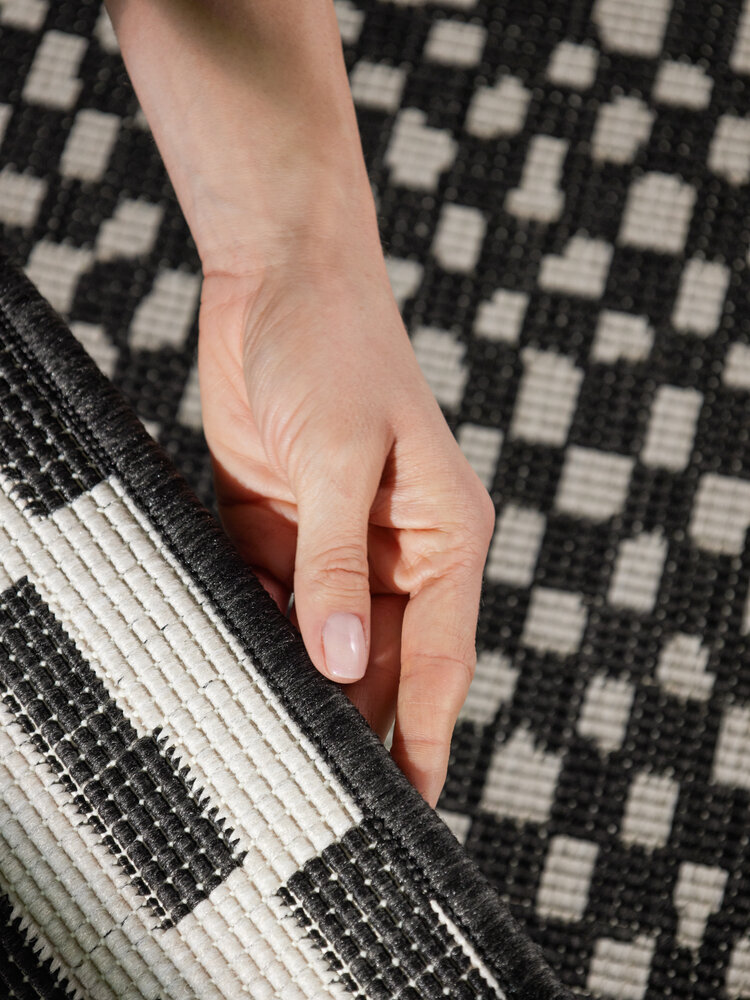 Buitenkleed - Haringey Barkham Zwart/Wit Buitenkleed - Haringey Barkham Zwart/Wit