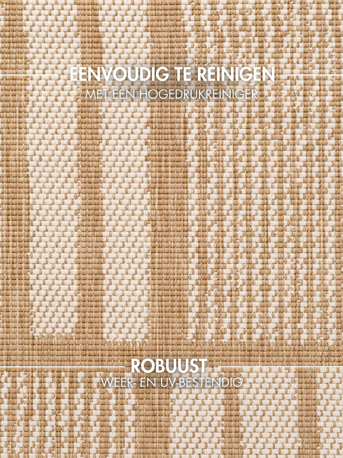 Buitenkleed - Haringey Allington Naturel/Wit Buitenkleed - Haringey Allington Naturel/Wit