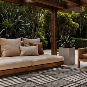 Ted Baker Buitenkleed - Haringey Allington Zwart/Wit Ted Baker Buitenkleed - Haringey Allington Zwart/Wit