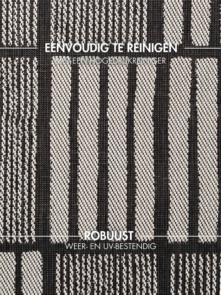 Buitenkleed - Haringey Allington Zwart/Wit Buitenkleed - Haringey Allington Zwart/Wit
