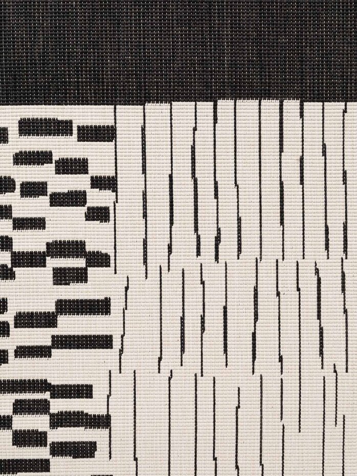 Buitenkleed - Haringey Acacia Zwart/Wit