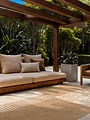 Buitenkleed - Haringey Acacia Naturel/Wit
