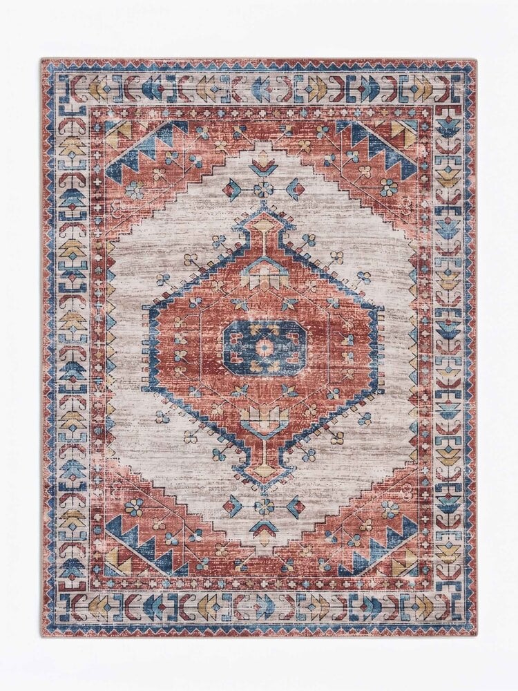 Vintage vloerkleed - Burano Terra/Blauw