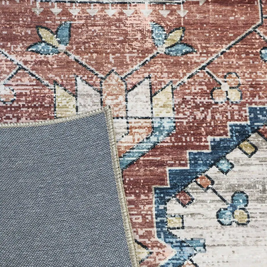 Vintage vloerkleed - Burano Terra/Blauw