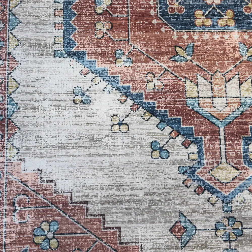 Vintage vloerkleed - Burano Terra/Blauw