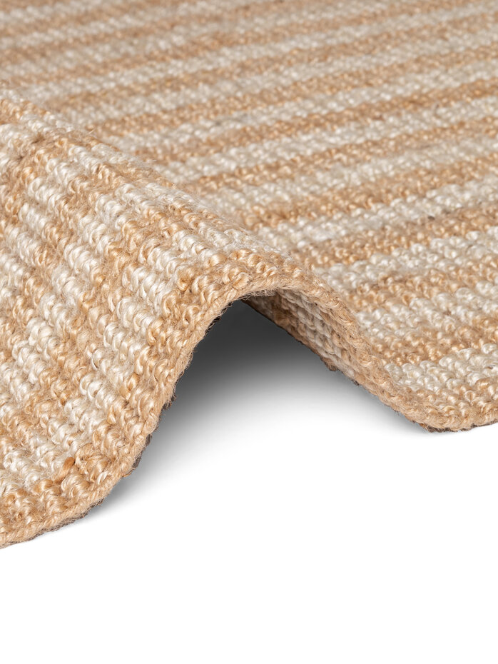 Jute vloerkleed - Harvest Amber Naturel/Creme Jute vloerkleed - Harvest Amber Naturel/Creme