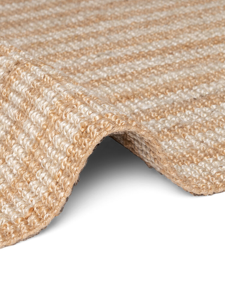 Jute vloerkleed - Harvest Amber Naturel/Creme Jute vloerkleed - Harvest Amber Naturel/Creme
