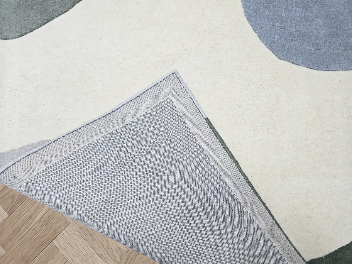 Wollen vloerkleed - Lunari Groen Wollen vloerkleed - Lunari Groen