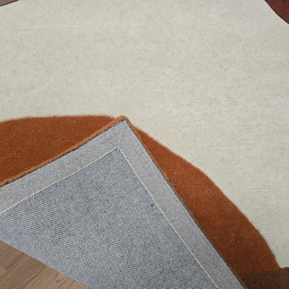 Wollen vloerkleed - Lunari Terracotta Wollen vloerkleed - Lunari Terracotta