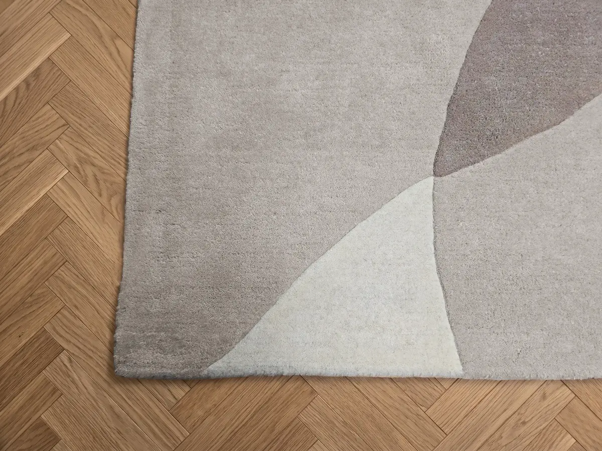 Wollen vloerkleed - Lunari Beige/Taupe Wollen vloerkleed - Lunari Beige/Taupe