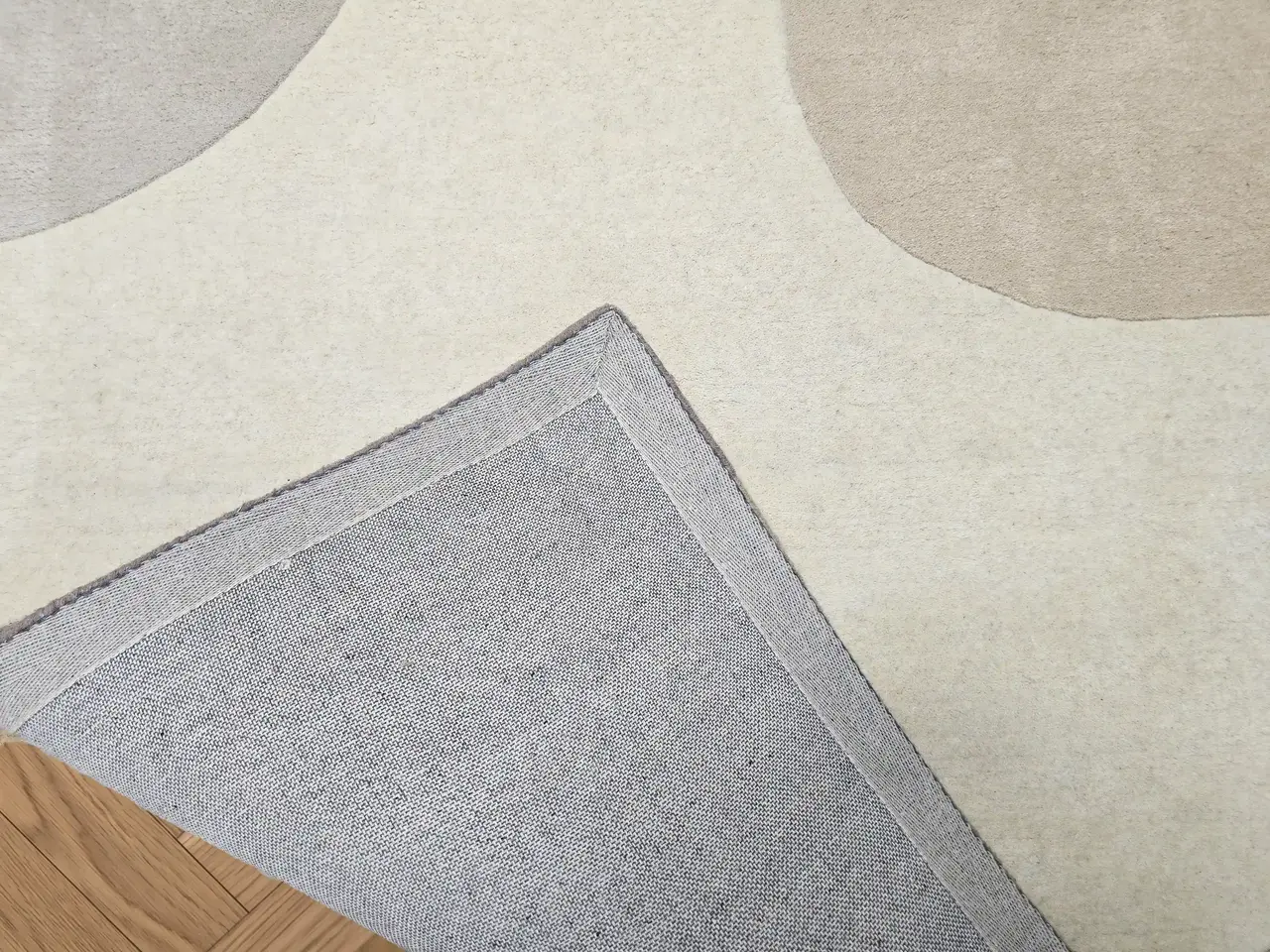 Wollen vloerkleed - Lunari Beige/Taupe Wollen vloerkleed - Lunari Beige/Taupe