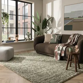 Wollen vloerkleed - Ventura Groen Wollen vloerkleed - Ventura Groen